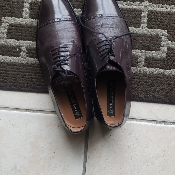 Mezlan Dark Brown Men\'s Oxfords main image 7